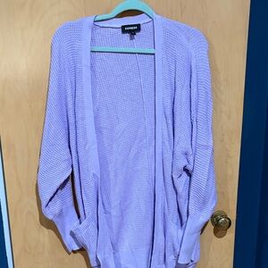 Express Women's Lavender Cardigan